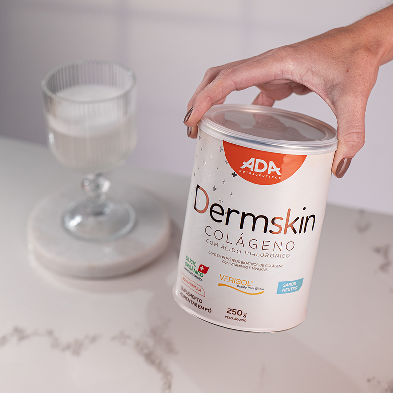 Dermskin - Colágeno Verisol + Ácido Hialurônico + Silício Orgânico - 250G Neutro