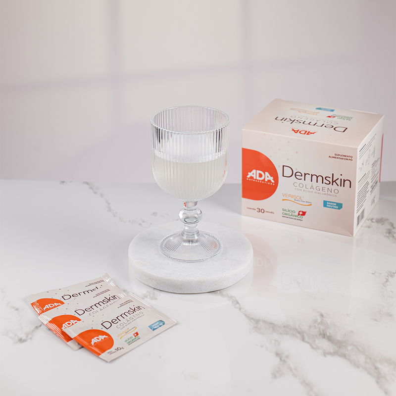 Dermskin - Colágeno Verisol + Ácido Hialurônico + Silício Orgânico - Sachê 10g Neutro