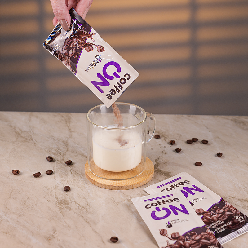 Kit 2x Café Funcional - Sachê 20g Natural - Coffee ON