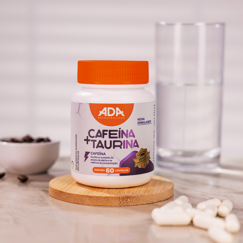Cafeína + Taurina - 60 Cápsulas
