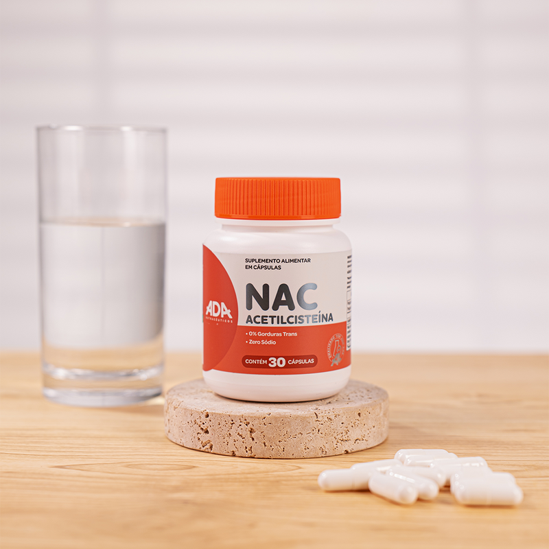 NAC - Acetilcisteína - 30 Cápsulas