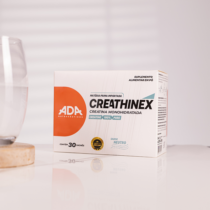 Creatina Monohidratada - 30 Sachês 3g - Creathinex