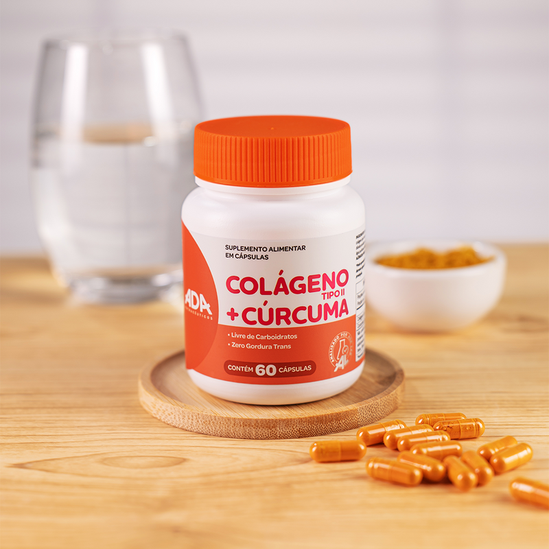 Colágeno Tipo II + Cúrcuma - 60 Cápsulas