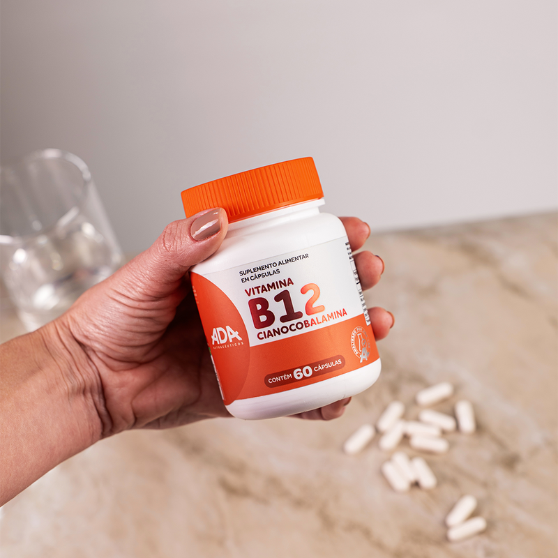 Vitamina B12 - Cianocobalamina - 60 Cápsulas