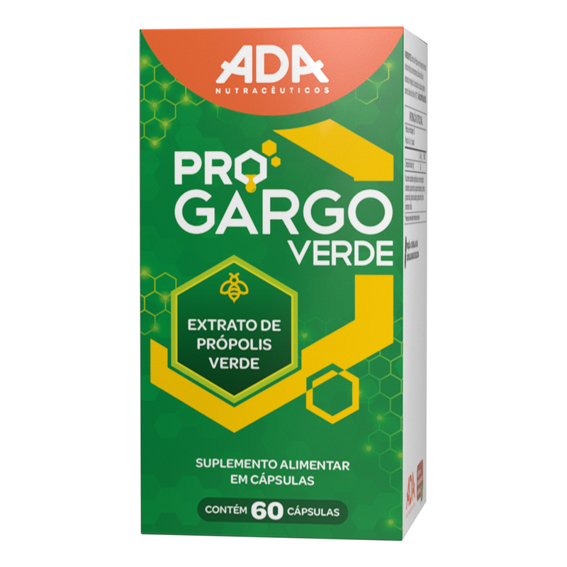 Progargo Verde - Extrato de Própolis Verde - 60 Cápsulas