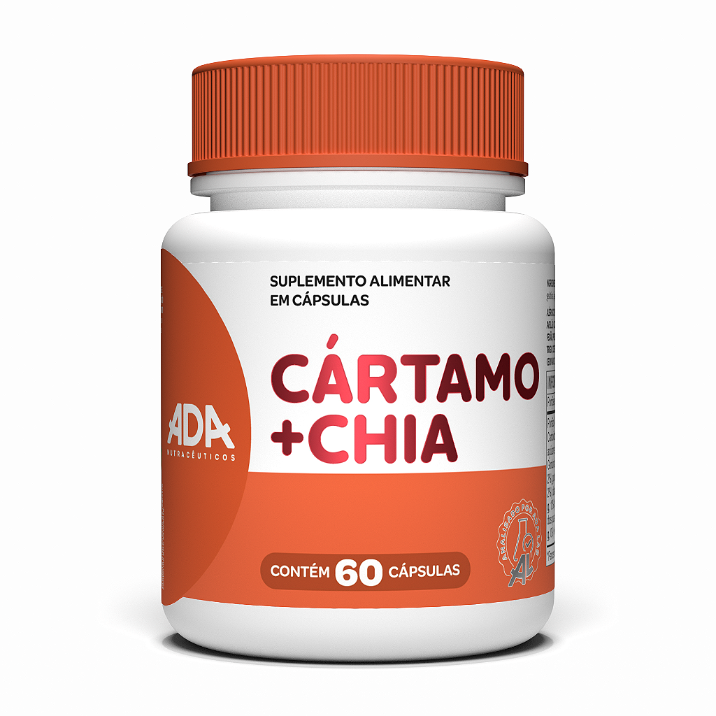 Óleo de Cártamo + Chia - 60 Cápsulas