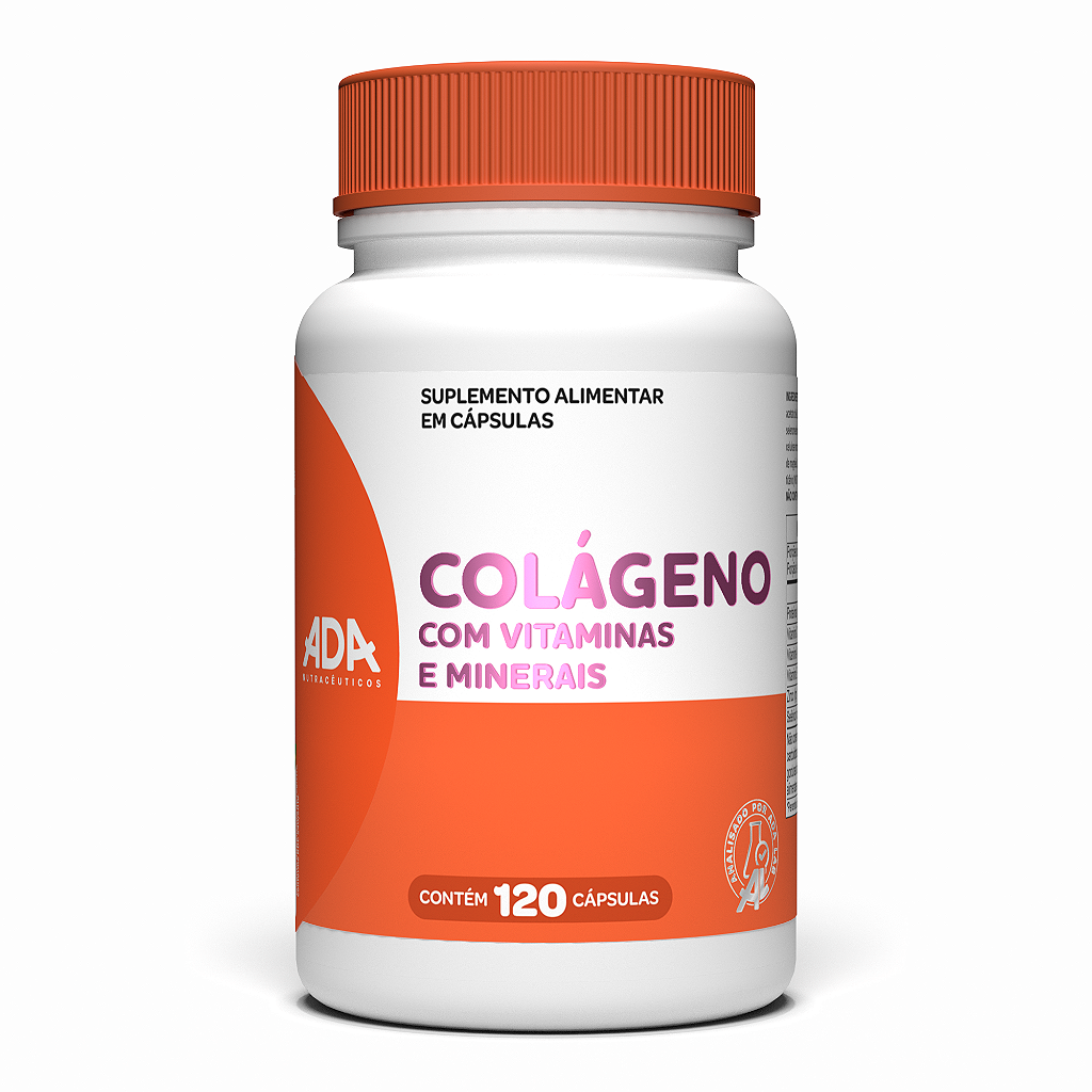 Colágeno + Vitaminas e Minerais - 120 Cápsulas
