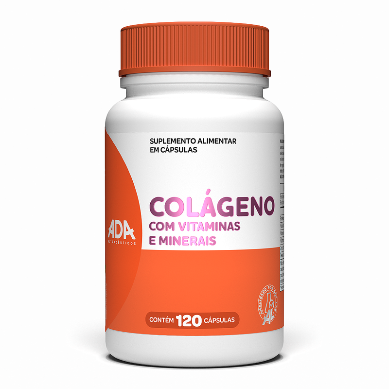 Colágeno + Vitaminas e Minerais - 120 Cápsulas