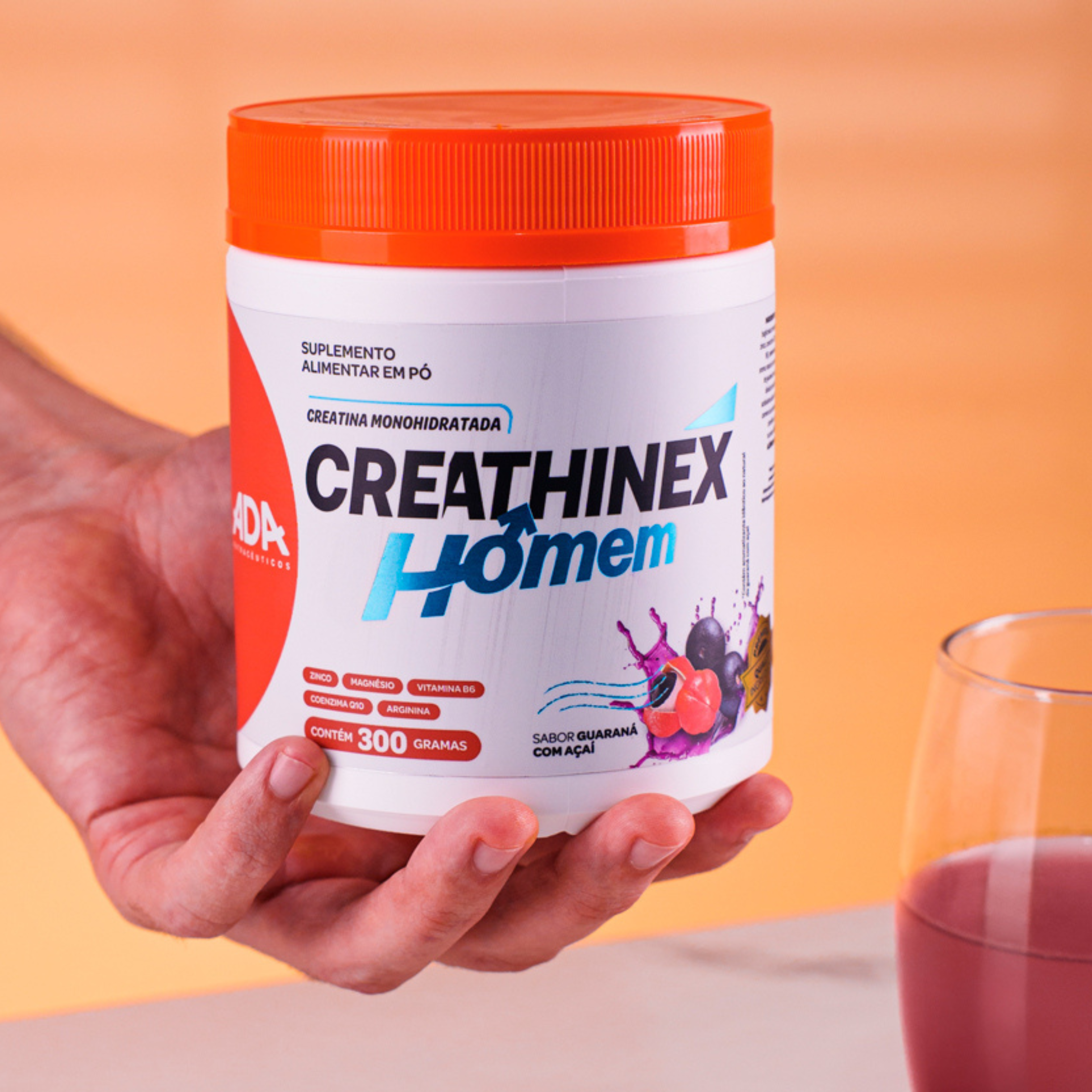 Creatina Monohidratada - 300g - Creathinex Homem