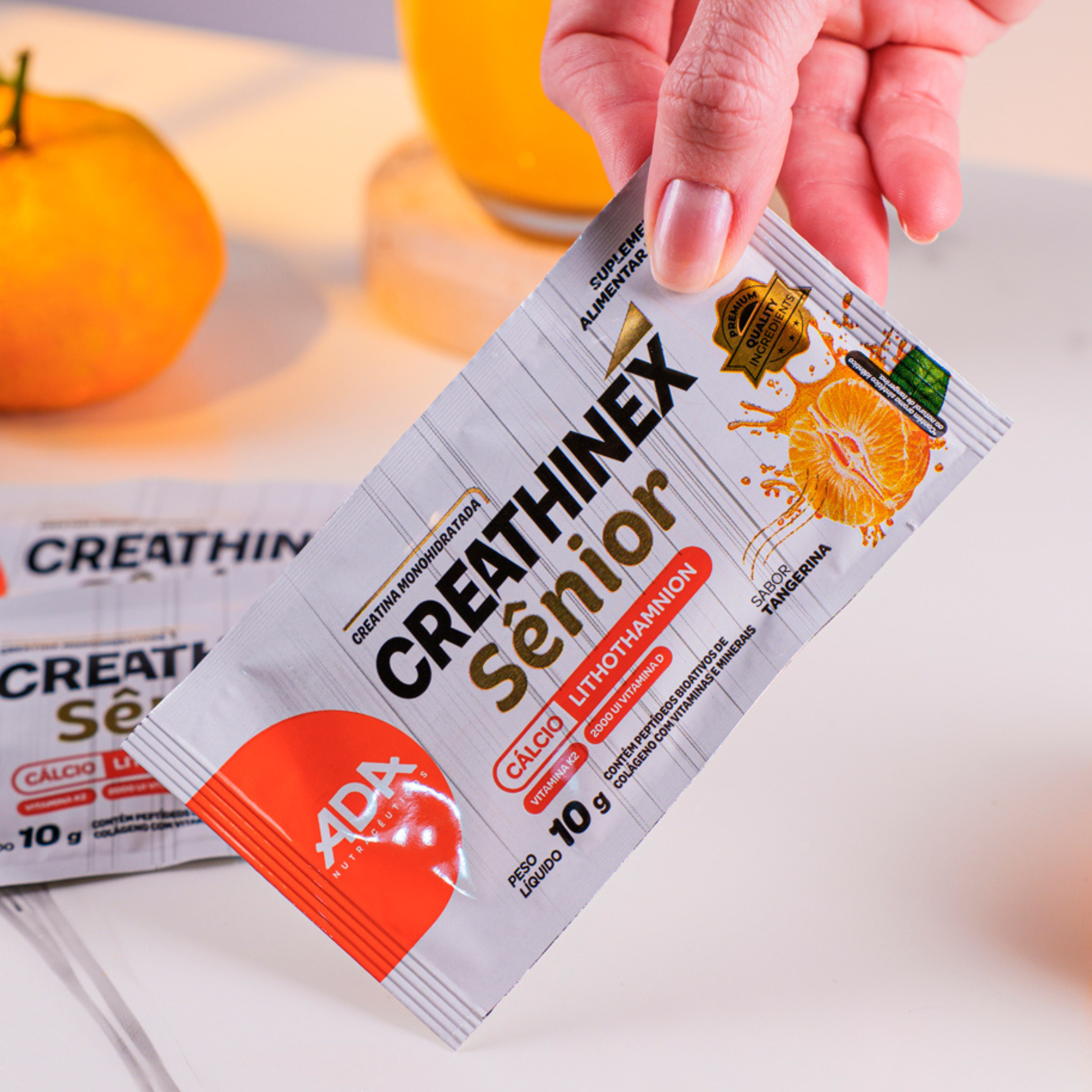 Creatina Monohidratada - 30 Sachês 15g - Creathinex Pré treino