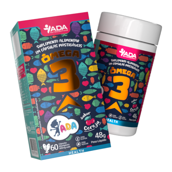 Ômega 3 Kids - 60 Cápsulas Mastigáveis