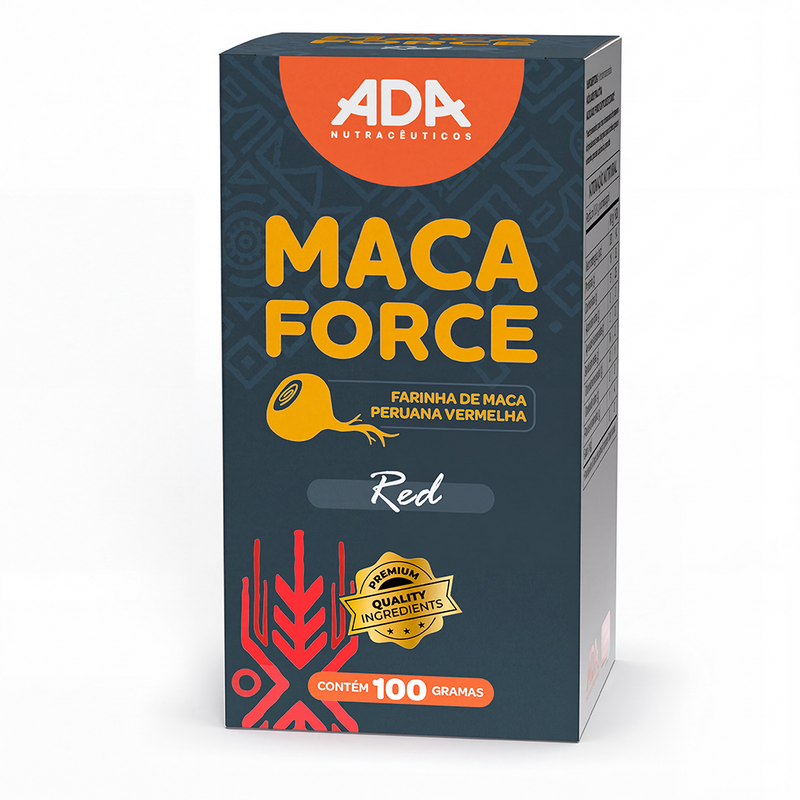 Maca Force - Farinha de Maca Vermelha - 100g