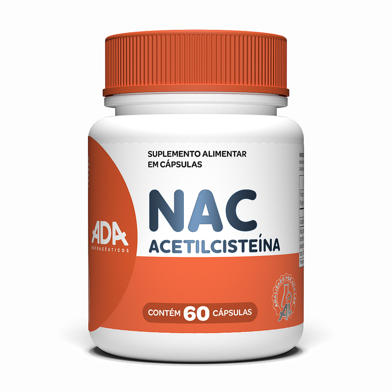 Acetilcisteína - 60 Cápsulas - NAC