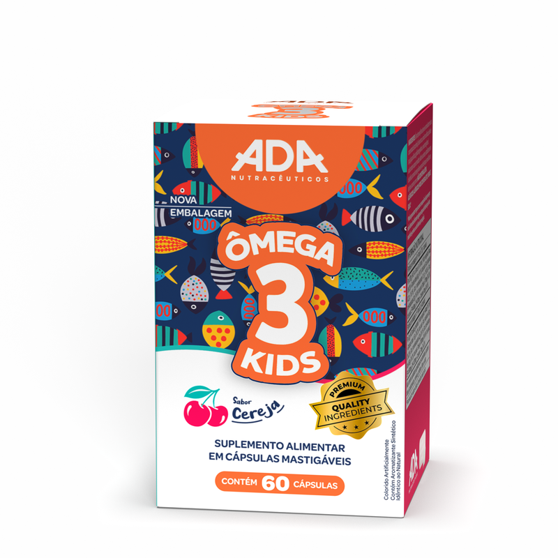 Ômega 3 Kids - 60 Cápsulas Mastigáveis