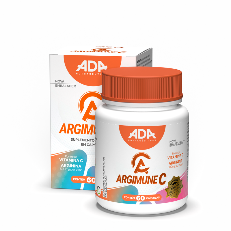 Argimune C - Vitamina C + Arginina - 60 Cápsulas