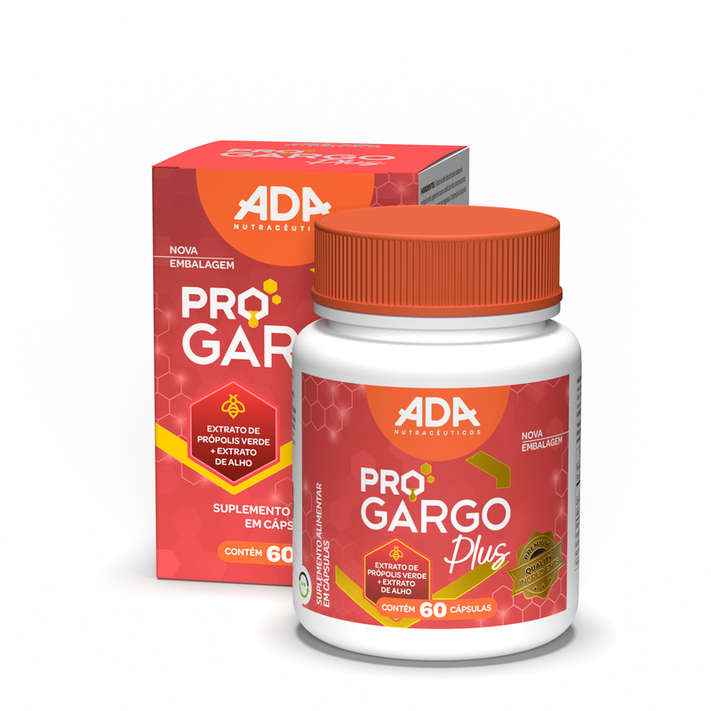 Progargo Plus - Extrato de Própolis + Extrato de Alho - 60 Cápsulas