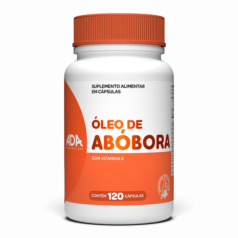 Óleo de Semente de Abóbora + Vitamina E - 120 Cápsulas