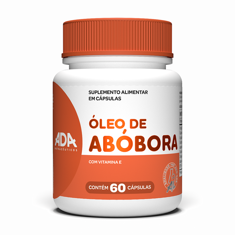 Óleo de Semente de Abóbora + Vitamina E - 60 Cápsulas