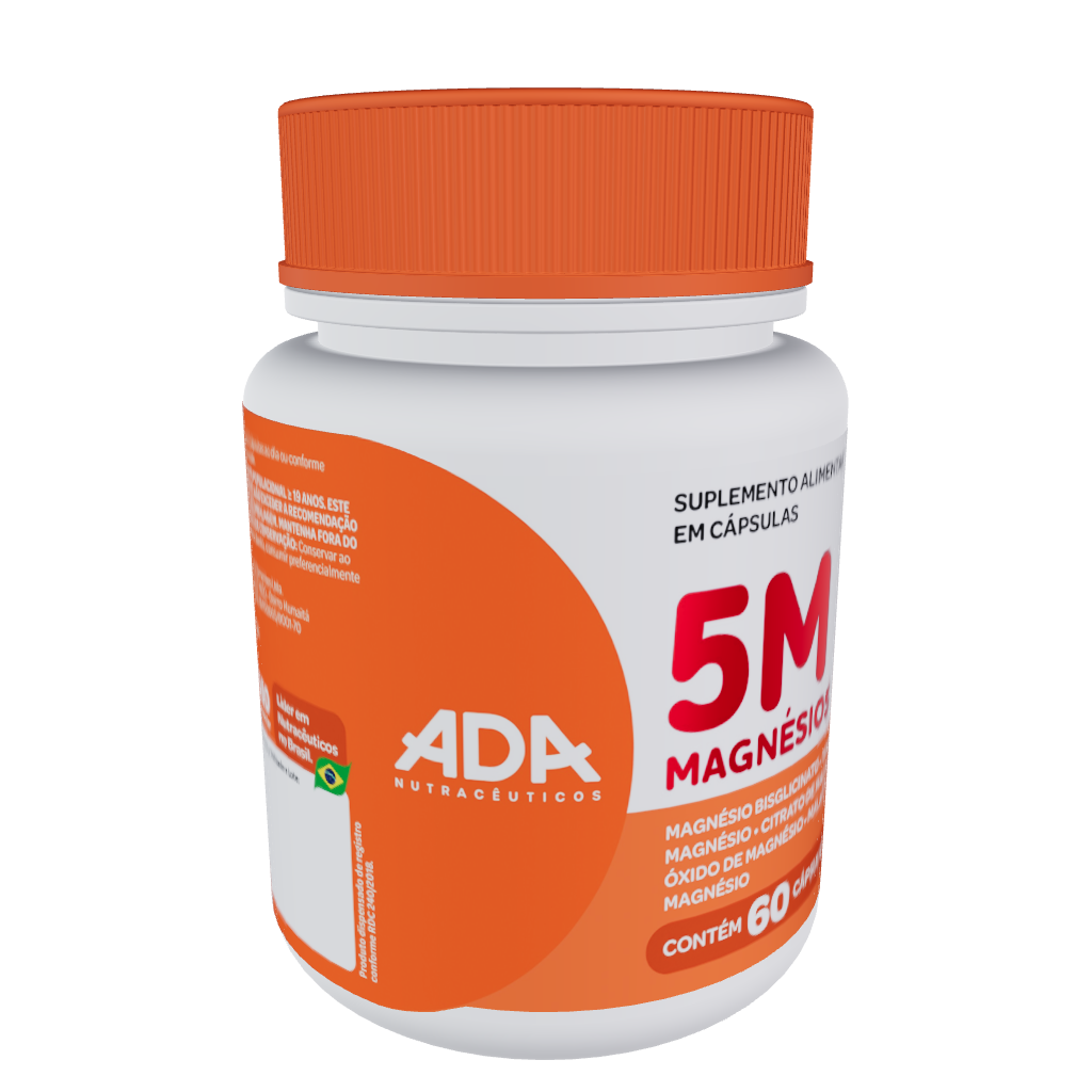 5 Magnésios - 60 Cápsulas - 5M