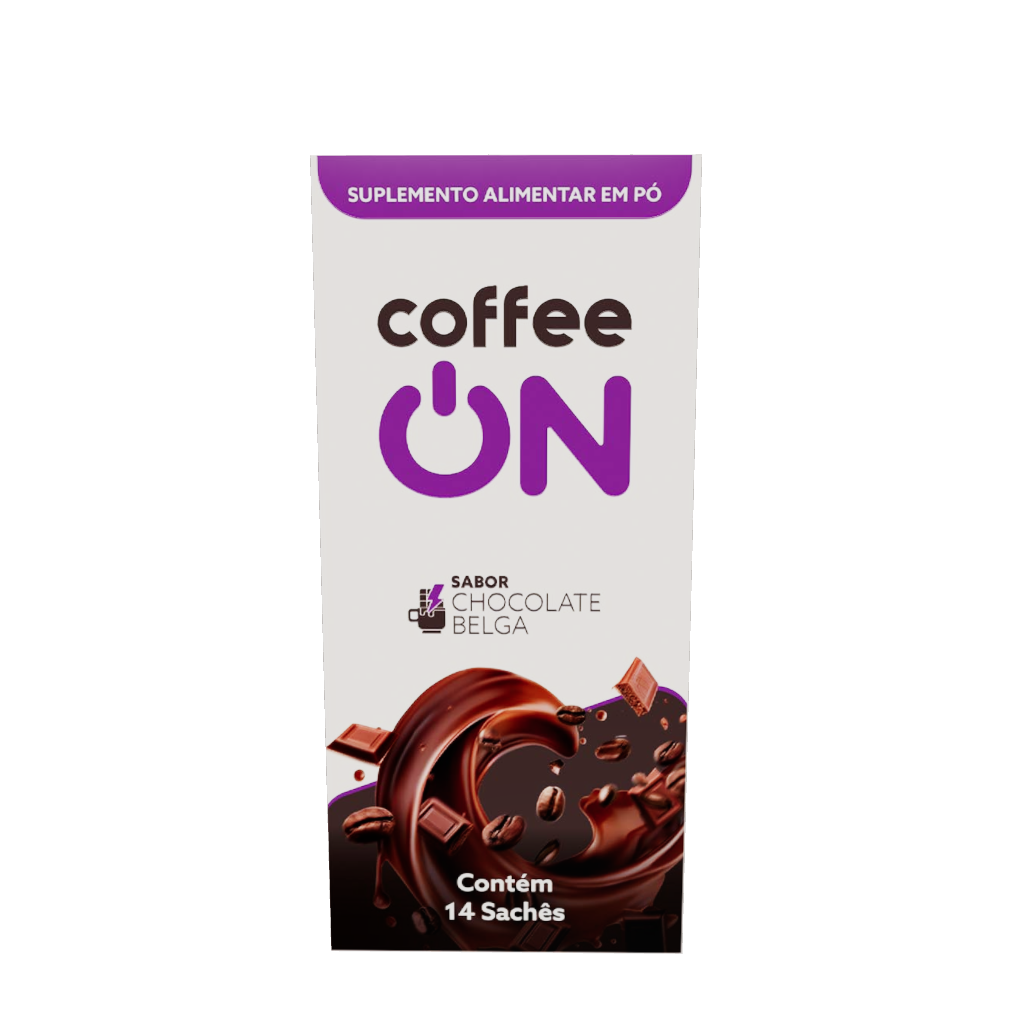 Café Funcional - 14 Sachês 20g Chocolate Belga - Coffee ON