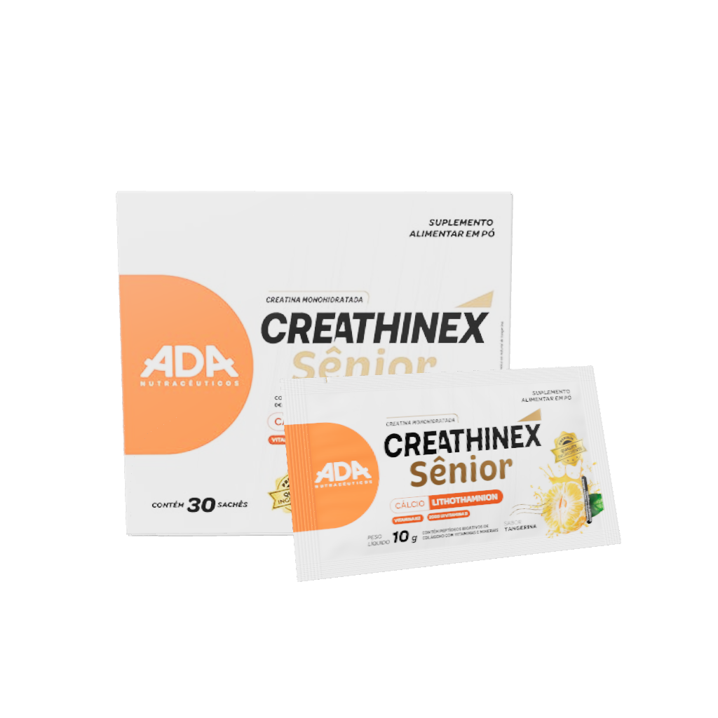 Creatina Monohidratada - 30 Sachês 10g - Creathinex Senior