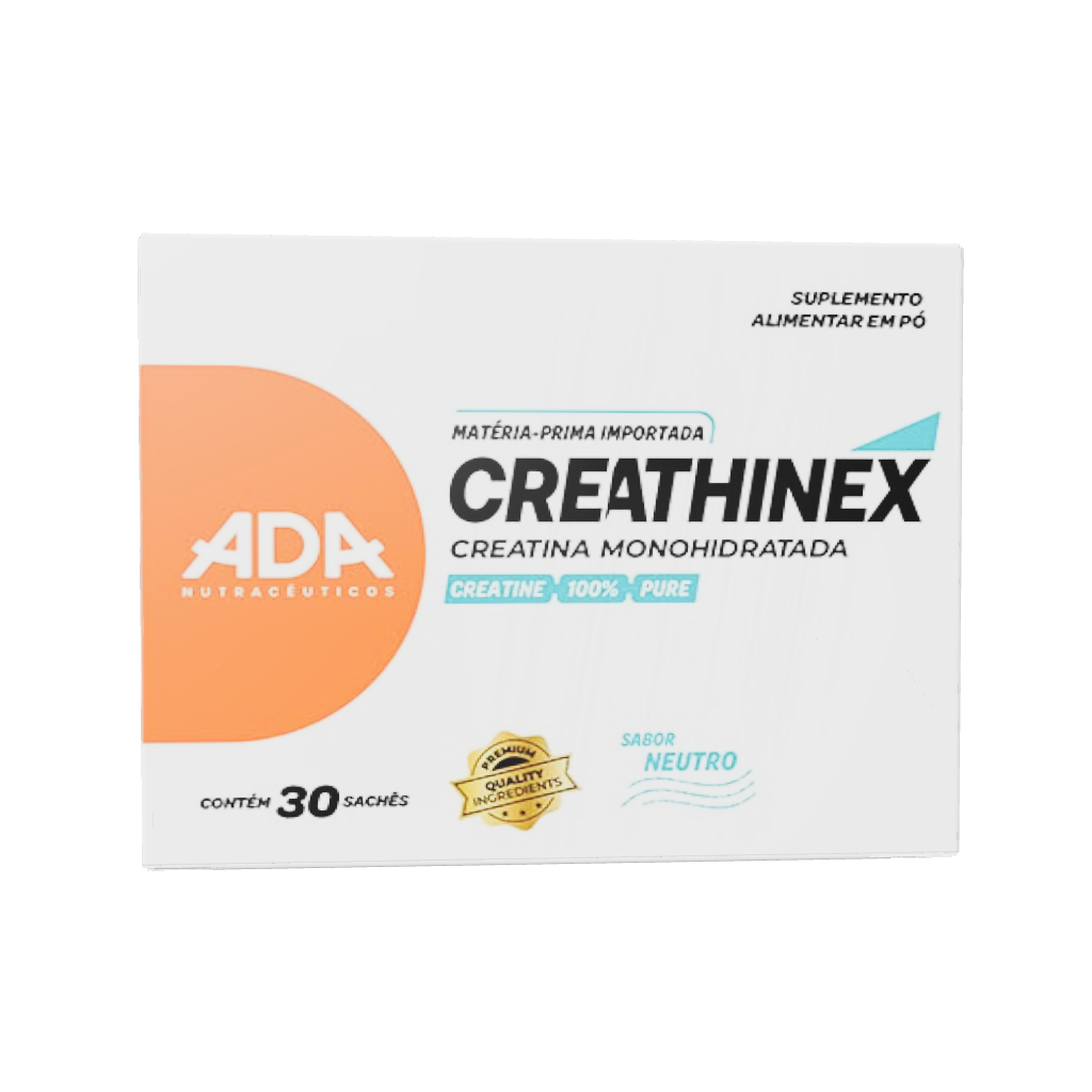 Creatina Monohidratada - 30 Sachês 3g - Creathinex