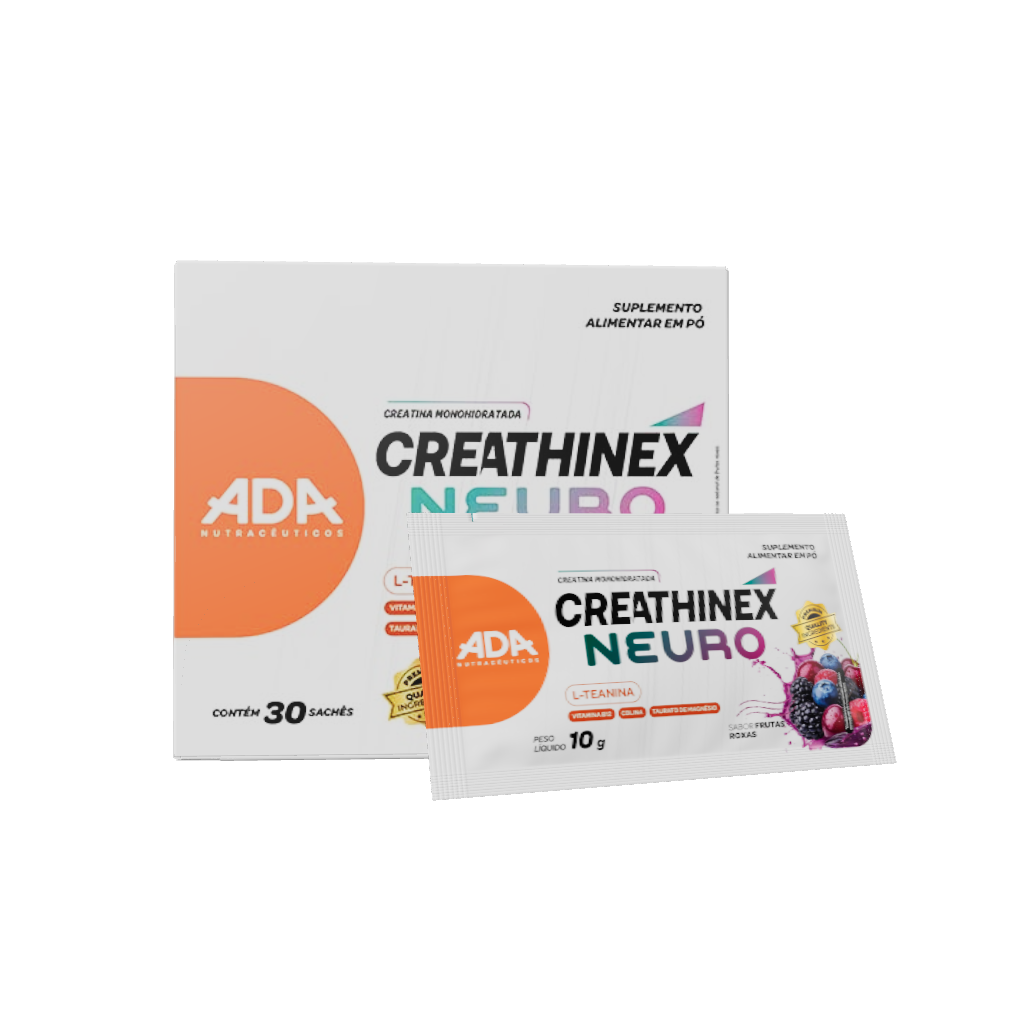Creatina Monohidratada - 30 Sachês 10g - Creathinex Neuro