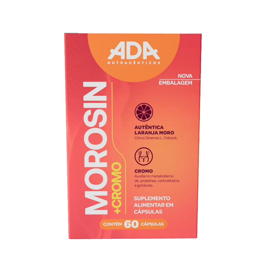 Laranja Moro + Picolinato de Cromo - 60 Cápsulas - Morosin