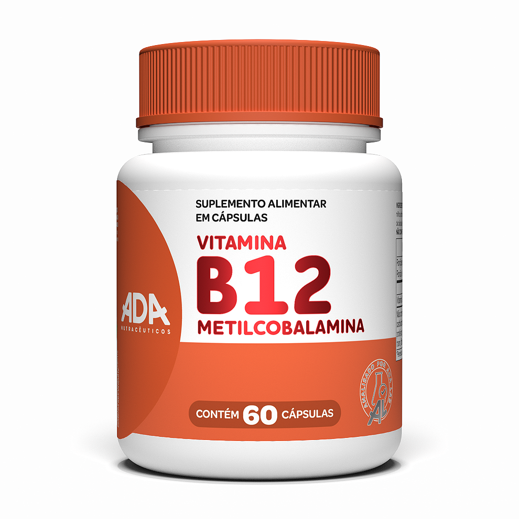 Vitamina B12 - Metilcobalamina - 60 Cápsulas