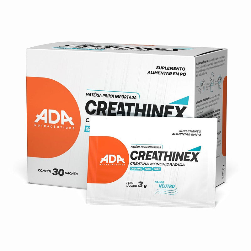 Creatina Monohidratada - 30 Sachês 3g - Creathinex