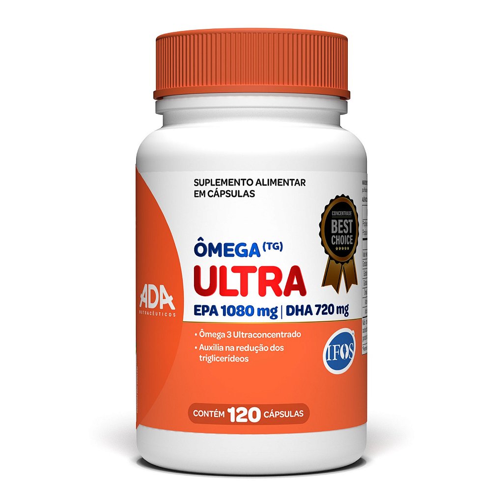 Ômega 3 IFOS 36 EPA 24 DHA - 120 Cápsulas - Ultra Best