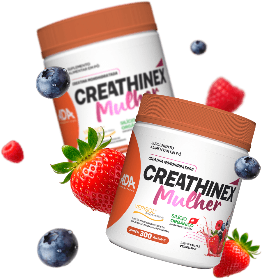 Creathinex Mulher com frutas vermelhas